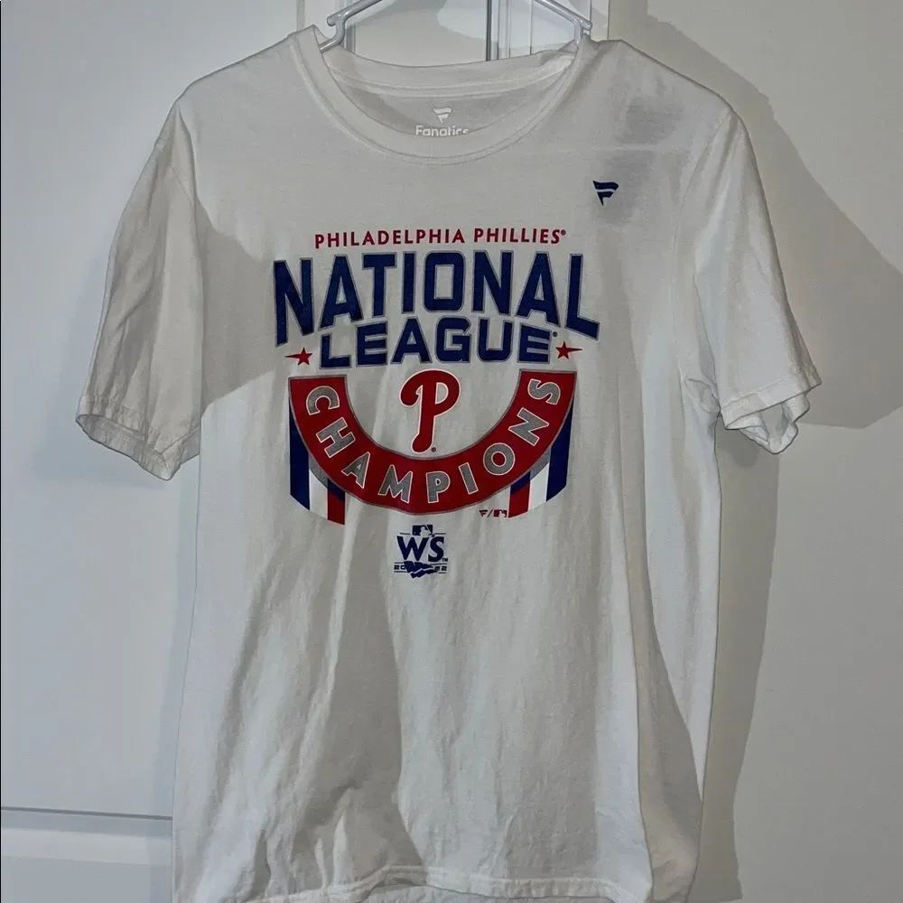 2022 Philadelphia Phillies Fanatics white National league champions WS2022 shirt